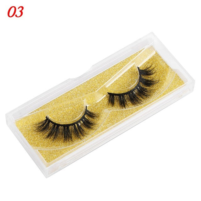 Handmade Fluffy Mink Eyelashes