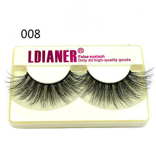 Handmade Fluffy Mink Eyelashes