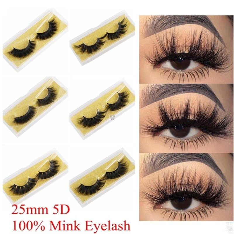 Handmade Fluffy Mink Eyelashes