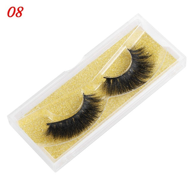 Handmade Fluffy Mink Eyelashes