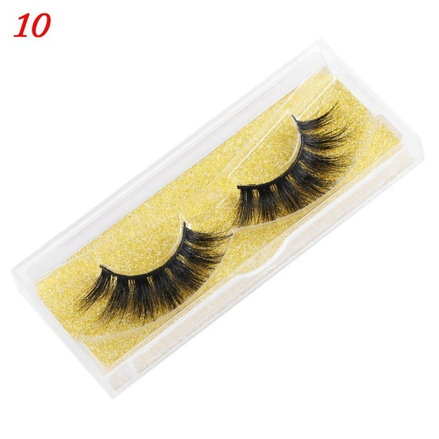 Handmade Fluffy Mink Eyelashes