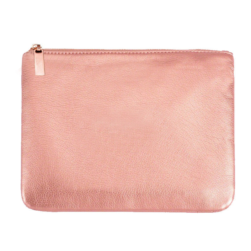 Rose Gold Makeup Brushes with Bag