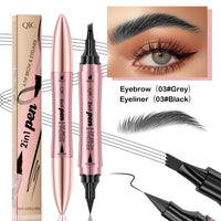 Dual-Ended 3D Eyebrow Pen