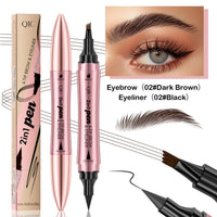 Dual-Ended 3D Eyebrow Pen